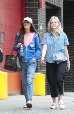 ELLE FANNING with Her Mother Out in New York 09/02/2017