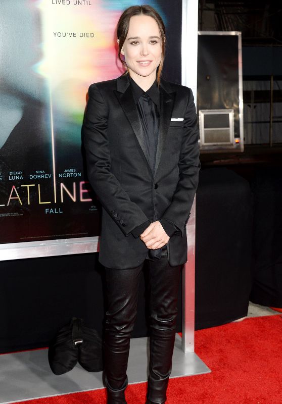 ELLEN PAGE at Flatliners Premiere in Los Angeles 09/27/2017