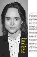ELLEN PAGE in Diva Magazine, October 2017