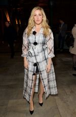 ELLIE GOULDING at Emporio Armani Fashion Show at London Fashion Week 09/17/2017