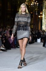 ELSA HOSK at Balmain Fashion Show in Paris 09/28/2017