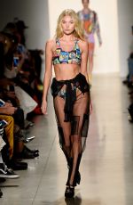 ELSA HOSK at Jeremy Scott Runway Show in New York 09/07/2017