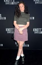 EMMA KENNEY at Knott’s Scary Farm Celebrity Night in Buena Park 09/29/2017