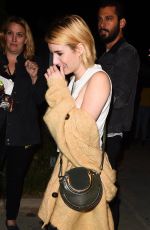 EMMA ROBERTS Arrives at Harry Styles Concert in Los Angeles 09/21/2017