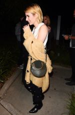 EMMA ROBERTS Arrives at Harry Styles Concert in Los Angeles 09/21/2017