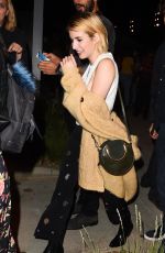 EMMA ROBERTS Arrives at Harry Styles Concert in Los Angeles 09/21/2017