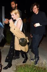 EMMA ROBERTS Arrives at Harry Styles Concert in Los Angeles 09/21/2017