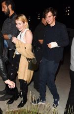 EMMA ROBERTS Arrives at Harry Styles Concert in Los Angeles 09/21/2017