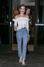 EMMA ROBERTS Leaves Her Hotel in New York 09/07/2017