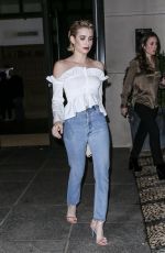EMMA ROBERTS Leaves Her Hotel in New York 09/07/2017