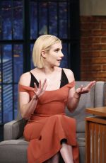 EMMA ROBERTS on Late Night with Seth Meyers in New York 09/12/2017