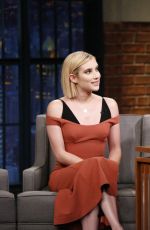 EMMA ROBERTS on Late Night with Seth Meyers in New York 09/12/2017