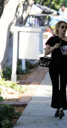 EMMA ROBERTS Out in Los Angeles 09/22/2017