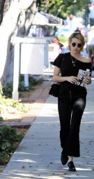 EMMA ROBERTS Out in Los Angeles 09/22/2017