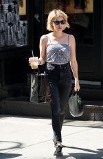 EMMA ROBERTS Out Shopping in New York 09/11/2017