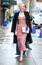 EMMA STONE Arrives at Late Show with Stephen Colbert in New York 09/19/2017