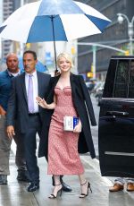 EMMA STONE Arrives at Late Show with Stephen Colbert in New York 09/19/2017