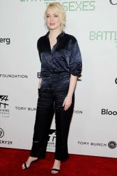 EMMA STONE at Battle of Sexes Academy Screening in New York 09/19/2017