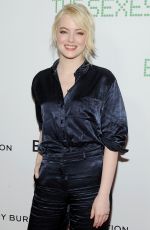 EMMA STONE at Battle of the Sexes Screening in New York 09/19/2017