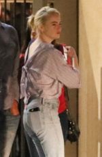 EMMA STONE at Fogo De Chao Restaurant in Beverly Hills 09/16/2017