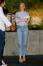 EMMA STONE at Fogo De Chao Restaurant in Beverly Hills 09/16/2017