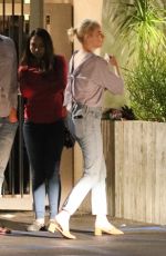 EMMA STONE at Fogo De Chao Restaurant in Beverly Hills 09/16/2017