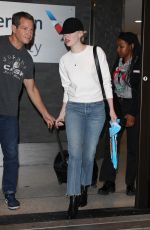EMMA STONE at Los Angeles International Airport 09/14/2017