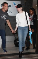 EMMA STONE at Los Angeles International Airport 09/14/2017