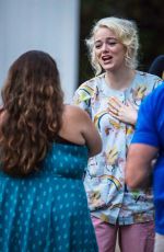 EMMA STONE at Maniac Set in New York 09/19/2017