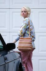 EMMA STONE at Maniac Set in New York 09/19/2017