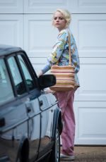 EMMA STONE at Maniac Set in New York 09/19/2017