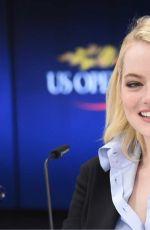 EMMA STONE at US Open Press Conference for Battle of the Sexes 09/09/2017