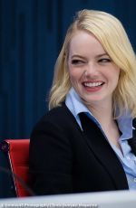 EMMA STONE at US Open Press Conference for Battle of the Sexes 09/09/2017