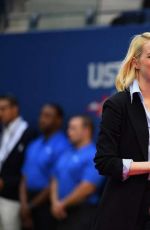 EMMA STONE at US Open Press Conference for Battle of the Sexes 09/09/2017