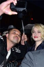 EMMA STONE Leaves Late Show with Stephan Colbert in New York 09/19/2017