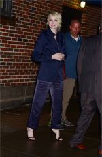 EMMA STONE Leaves Late Show with Stephan Colbert in New York 09/19/2017