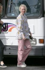EMMA STONE on the Set of Maniac in New York 09/20/2017