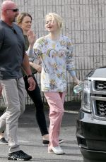 EMMA STONE on the Set of Maniac in New York 09/20/2017