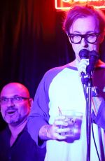 EMMA STONE Singing with Paul McCartney at Club Cumming in New York 09/21/2017