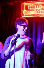 EMMA STONE Singing with Paul McCartney at Club Cumming in New York 09/21/2017