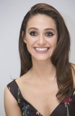 EMMY ROSSUM at Shameless Press Conference in Hollywood 09/27/2017