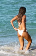 ERIKA COSTELL in Bikini on teh Set of a Photoshoot in Miami Beach 09/01/2017