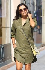 EVA LONGORIA Heading to a Nail Salon in Beverly Hills 09/25/2017