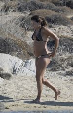 EVA LONGORIA in Bikini at Delos Beach in Greece 09/07/2017