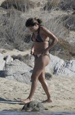 EVA LONGORIA in Bikini at Delos Beach in Greece 09/07/2017