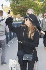 EVA LONGORIA Out and About in Paris 09/16/2017