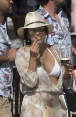 EVA LONGORIA Out in Mykonos 09/08/2017