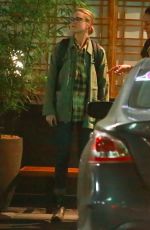EVAN RACHEL WOOD Night Out in Studio City 09/21/2017