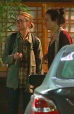 EVAN RACHEL WOOD Night Out in Studio City 09/21/2017