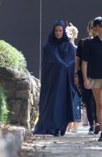 EVANGELINE LILLY on the Set of Ant-man and the Wasp in Atlanta 08/16/2017